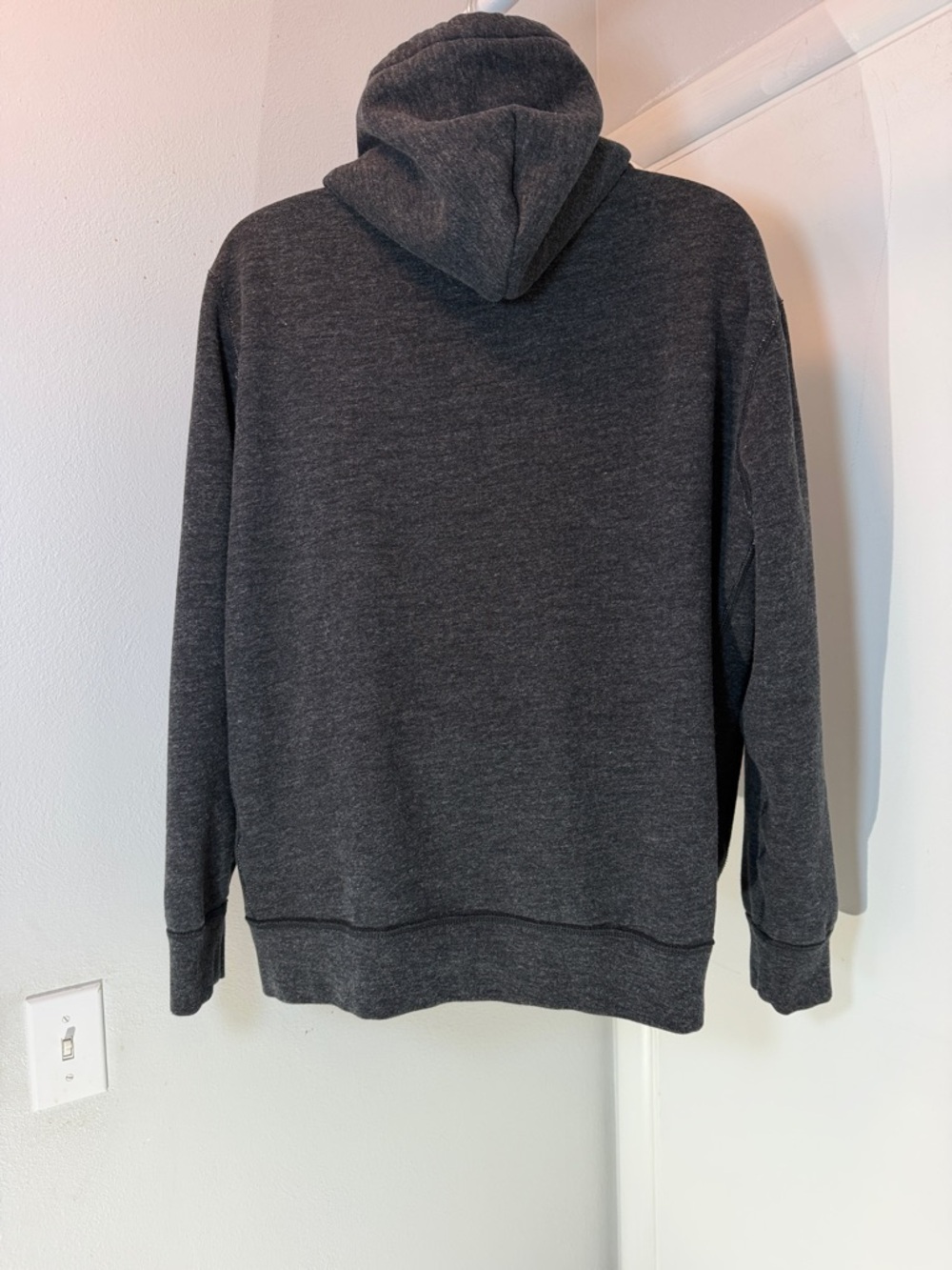 Polo Ralph Lauren Pullover Fleece Lined Lined Zip Up Heather Charcoal Hoodie 2XL - Picture 5 of 10